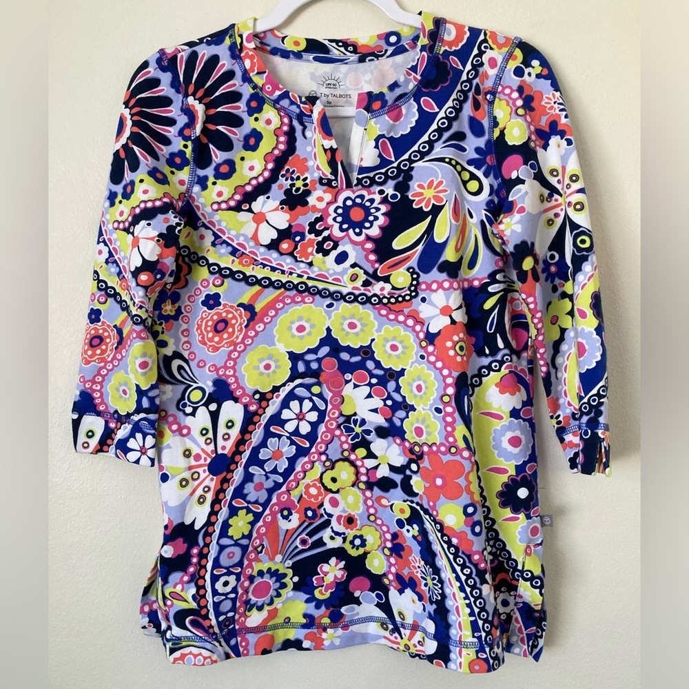 Talbots Floral Blouse